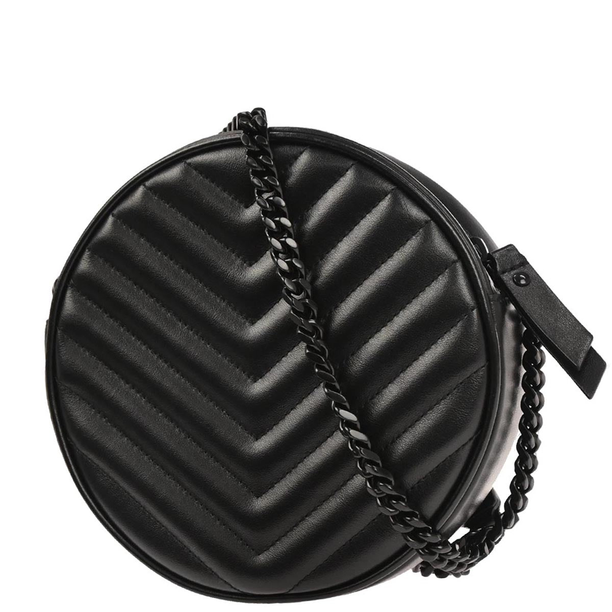 Saint Laurent Black Vinyle Shoulder Bag