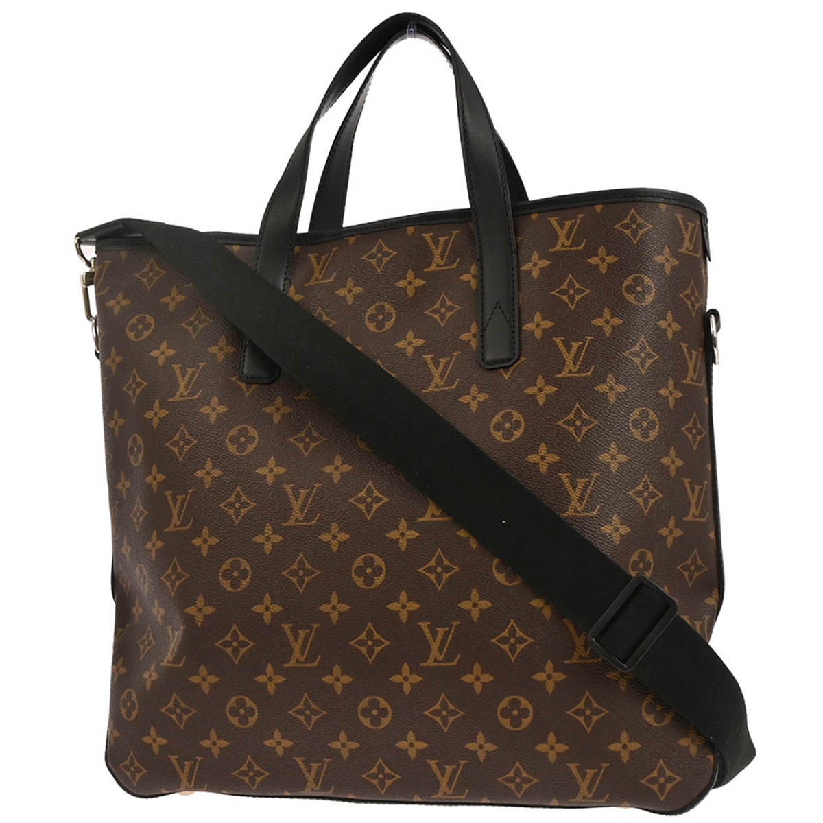 Louis Vuitton Monogram Macassar Davis Tote Shoulder Handbag M56708