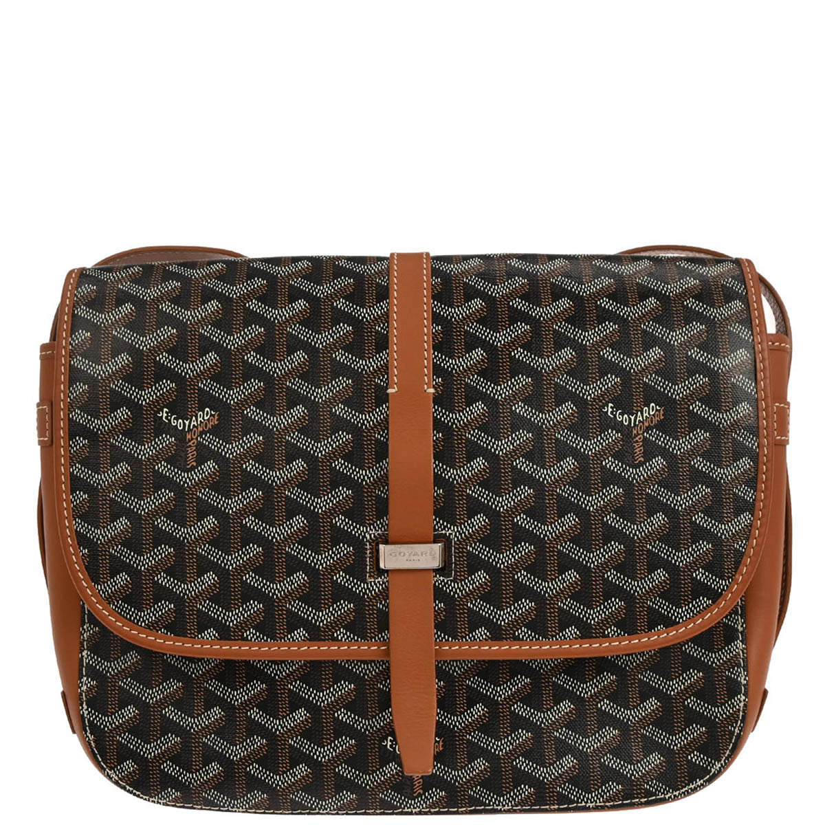 Goyard Black Belvedere MM Shoulder Bag