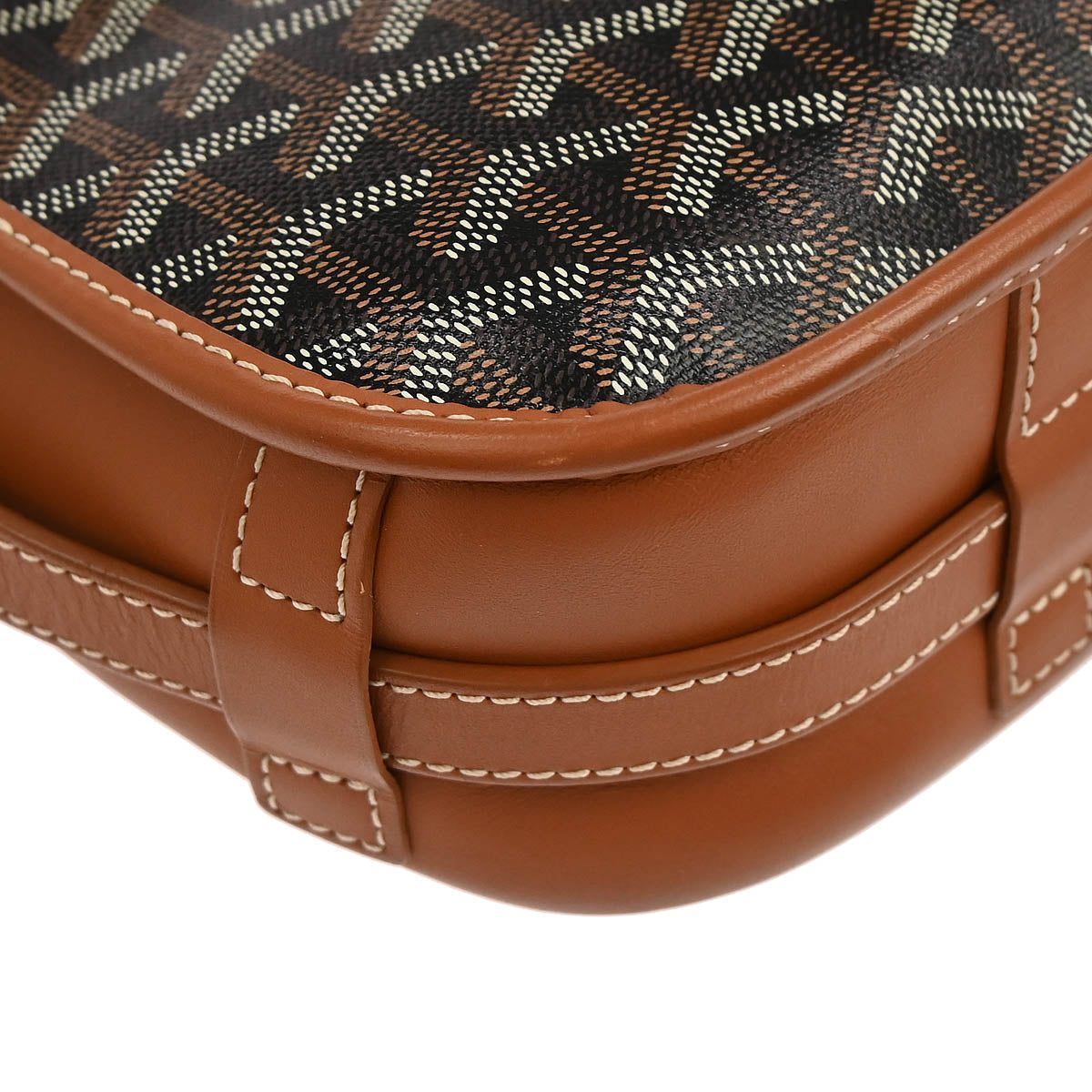 Goyard Black Belvedere MM Shoulder Bag