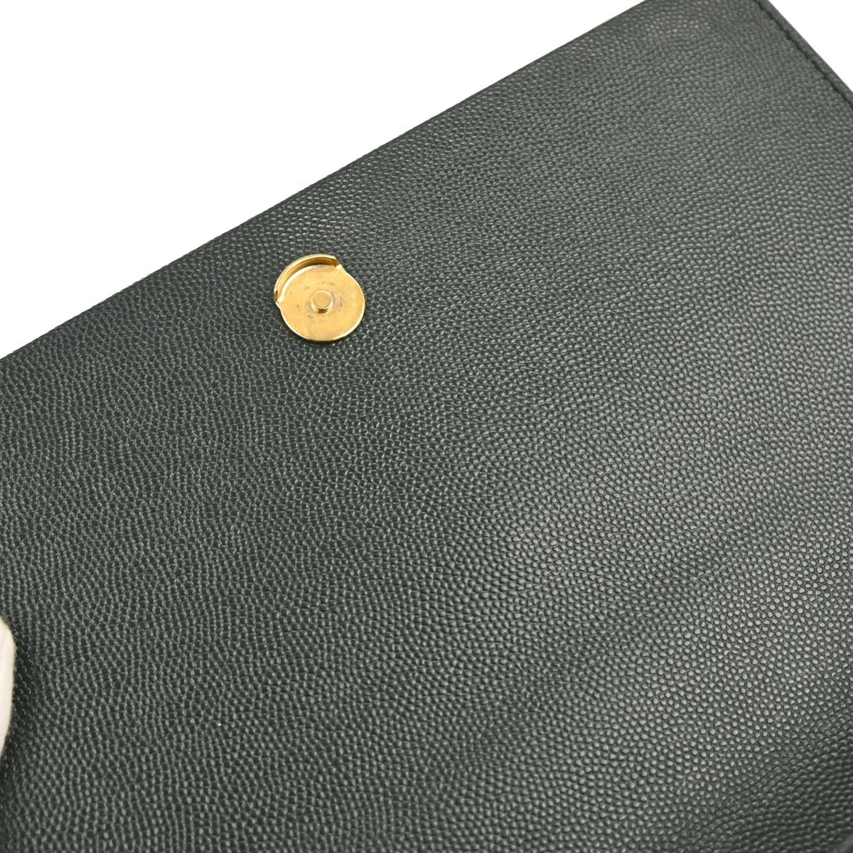 Saint Laurent Dark Green Leather Kate Shoulder Bag