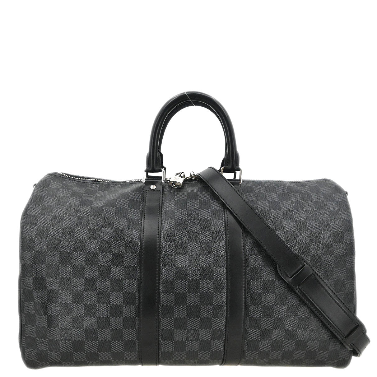 Louis Vuitton Damier Keepall Bandouliere 45 Duffle Bag N41418