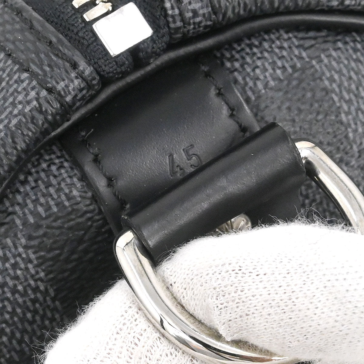 Louis Vuitton Damier Keepall Bandouliere 45 Duffle Bag N41418