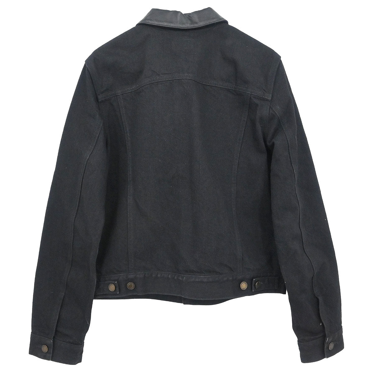 Saint Laurent 2018 Single Breasted Denim Jacket Black #M