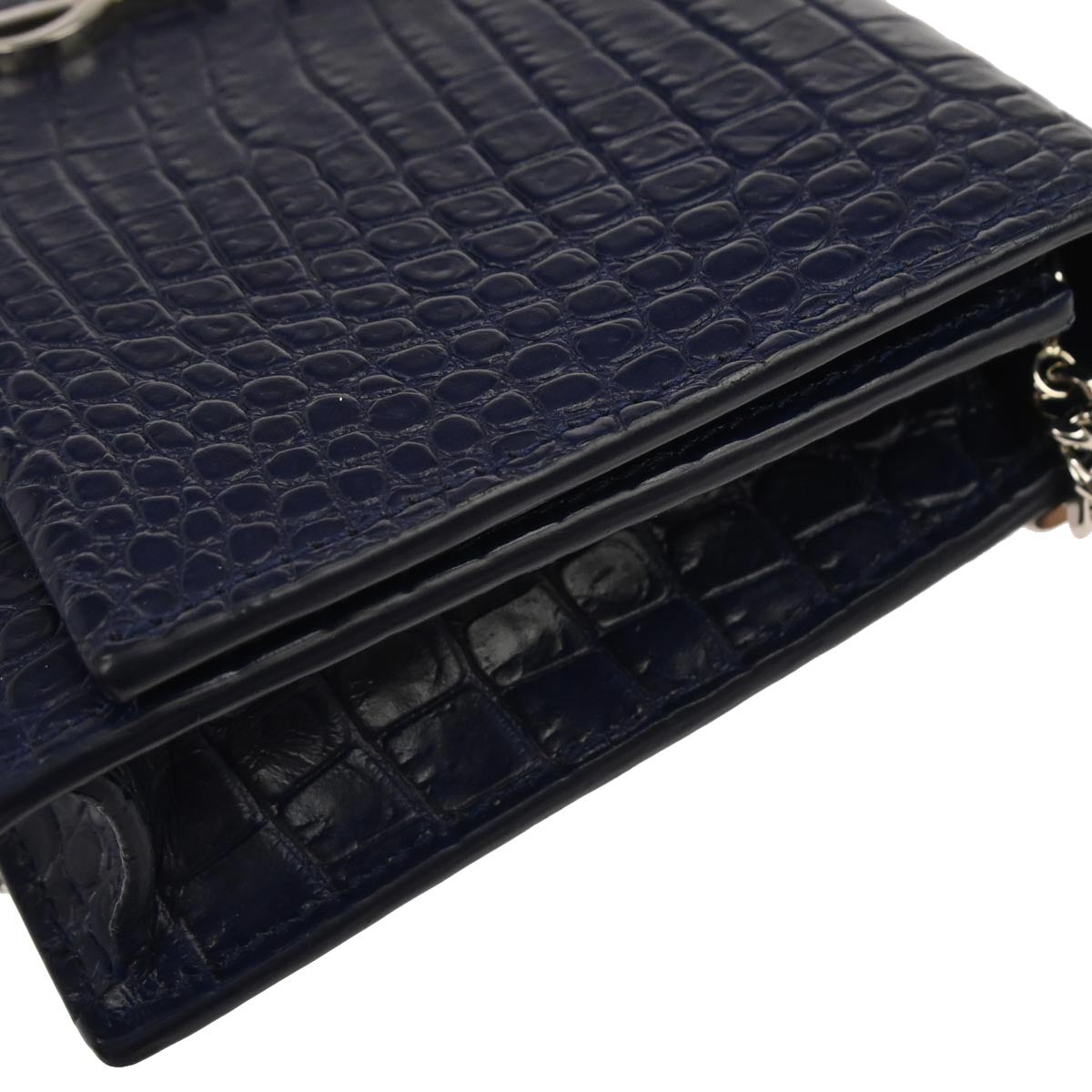 Saint Laurent Blue Kate WOC Wallet on Chain Shoulder Bag