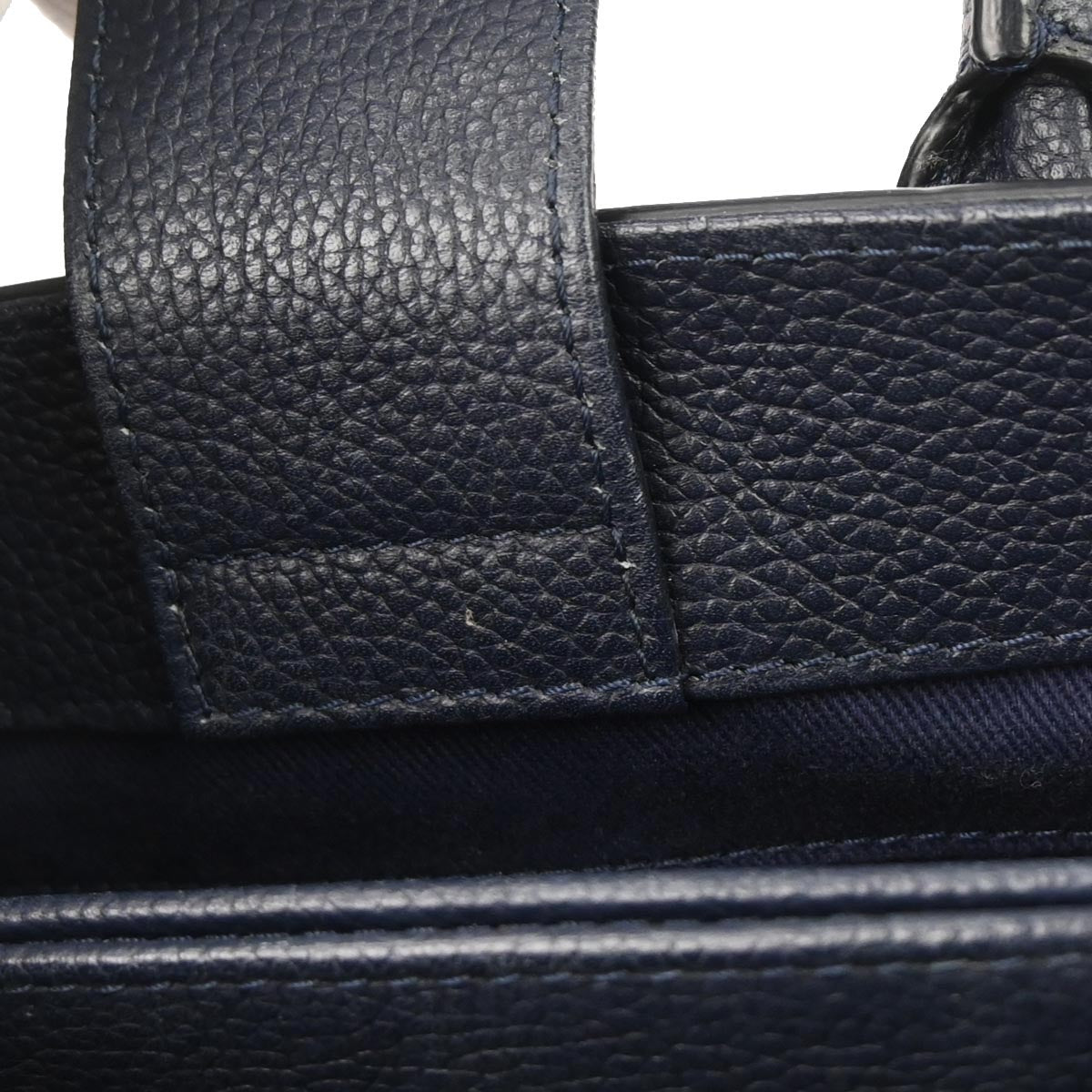 Chanel Navy Calfskin Neo Executive Mini Tote 2way Shoulder Handbag