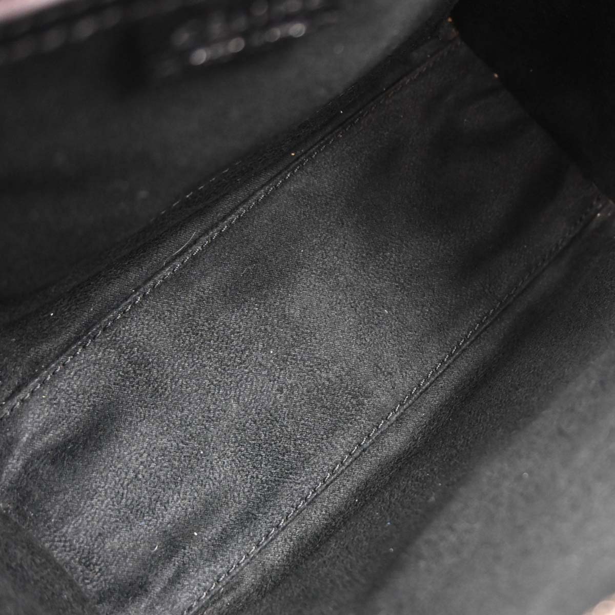 Celine Black Leather Nano Luggage 2way Shoulder Tote Bag
