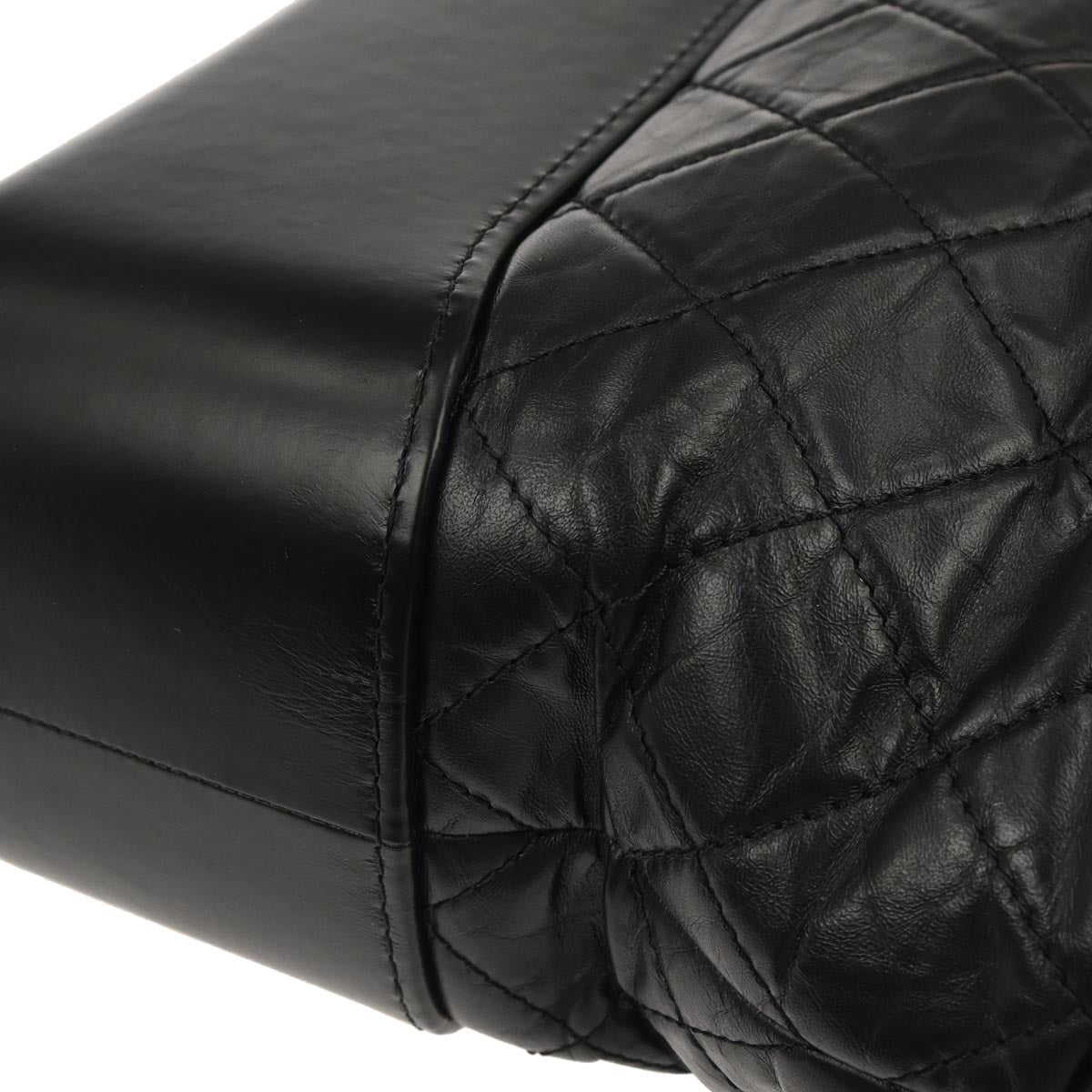 Chanel Black Lambskin Calfskin Large Gabrielle Shoulder Bag