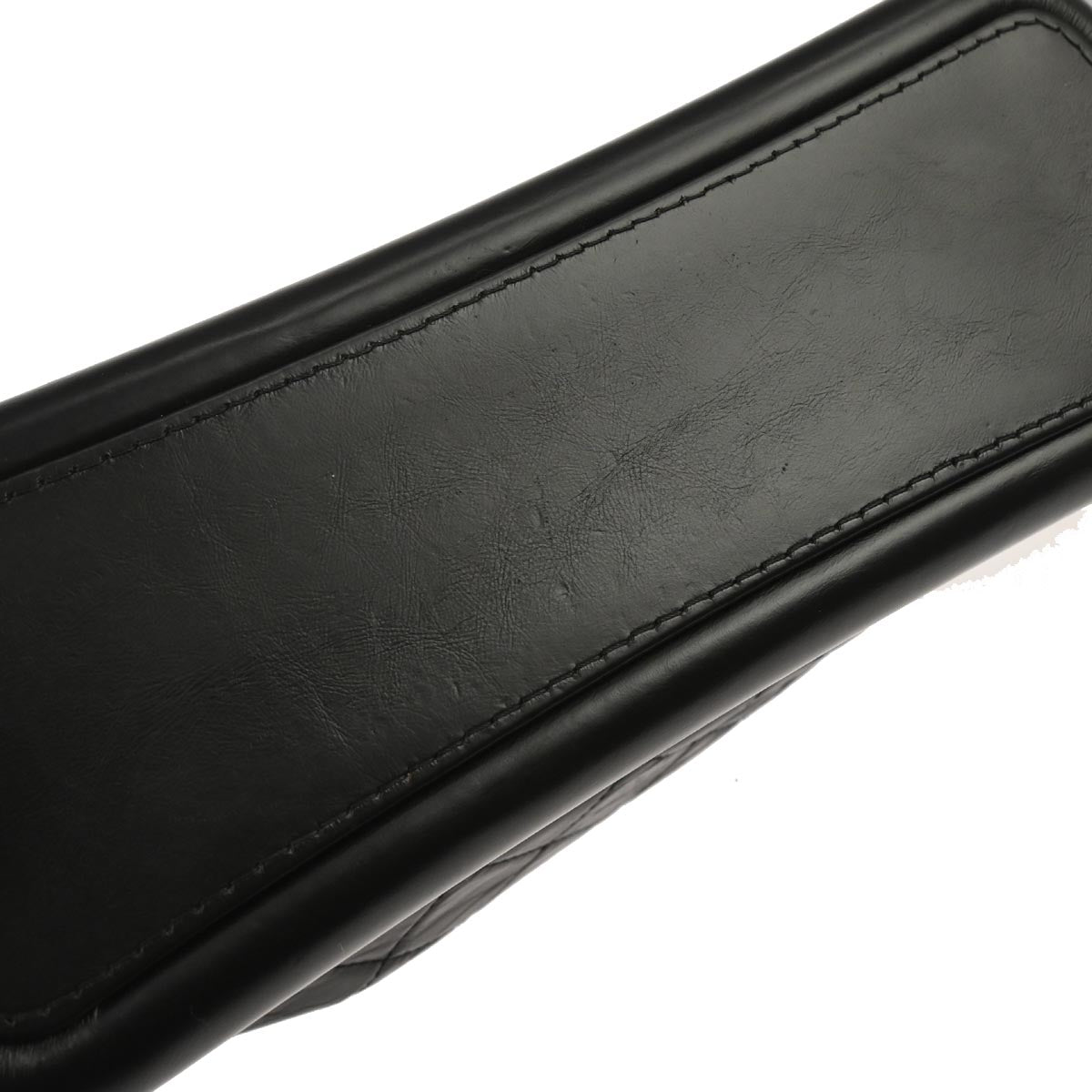 Chanel Black Lambskin Calfskin Large Gabrielle Shoulder Bag