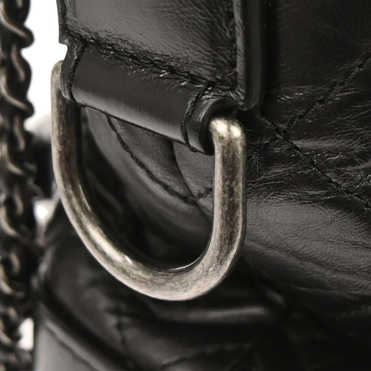 Chanel Black Lambskin Calfskin Large Gabrielle Shoulder Bag