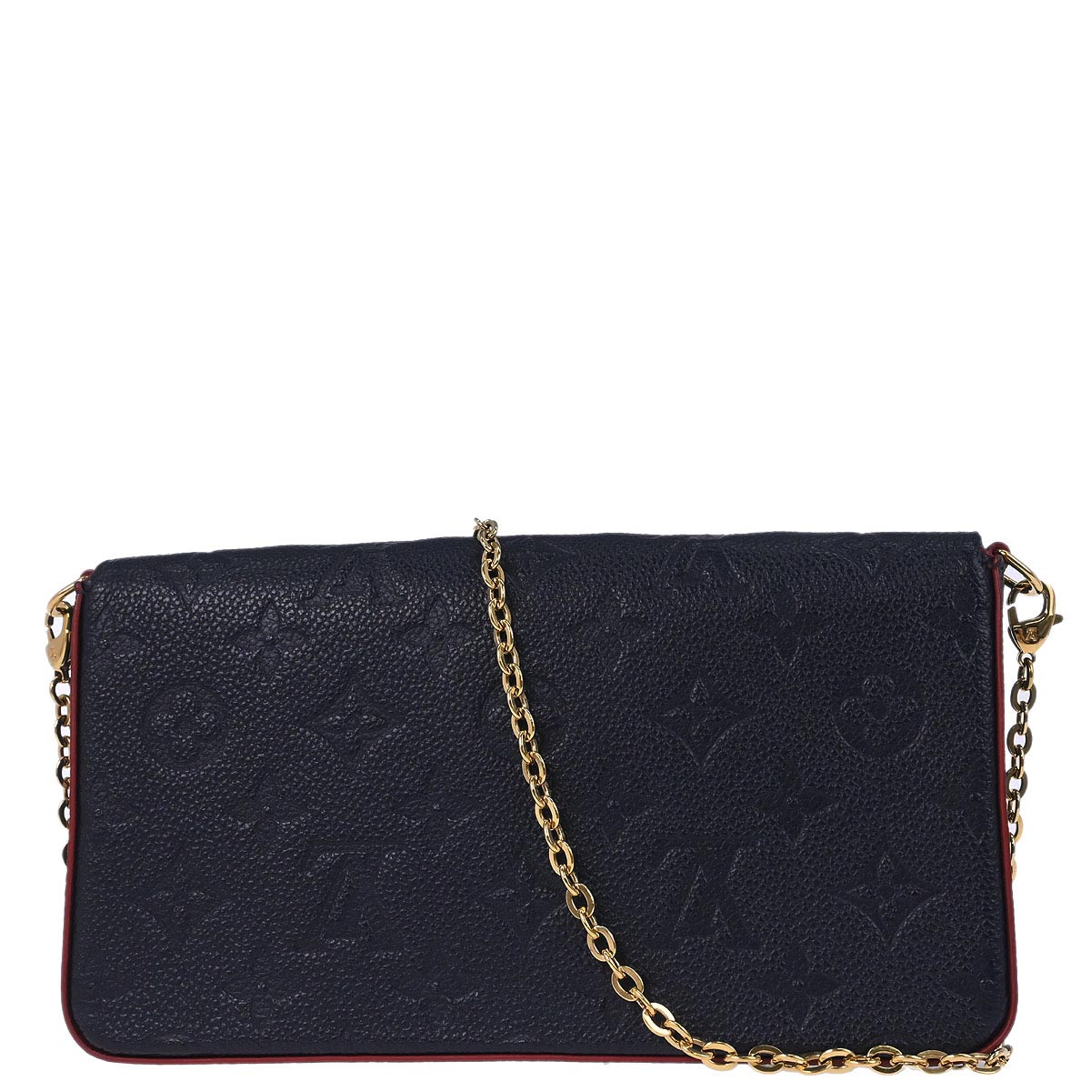 Louis Vuitton Navy Monogram Pochette Felicie Shoulder Bag M64099