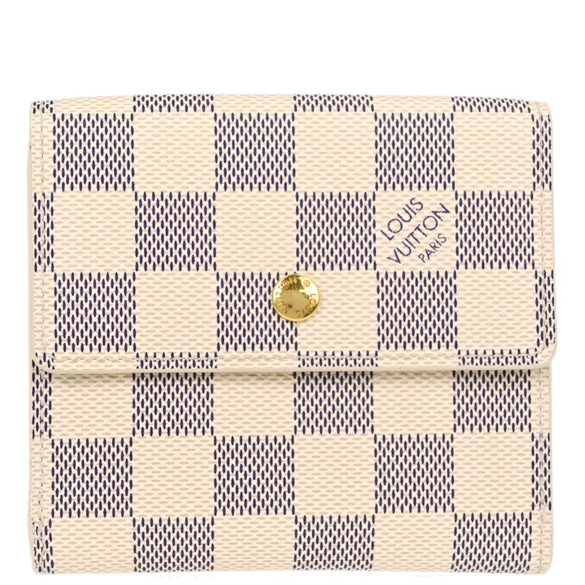 Louis Vuitton Damier Azur Portefeuille Elise Bifold Wallet N61733