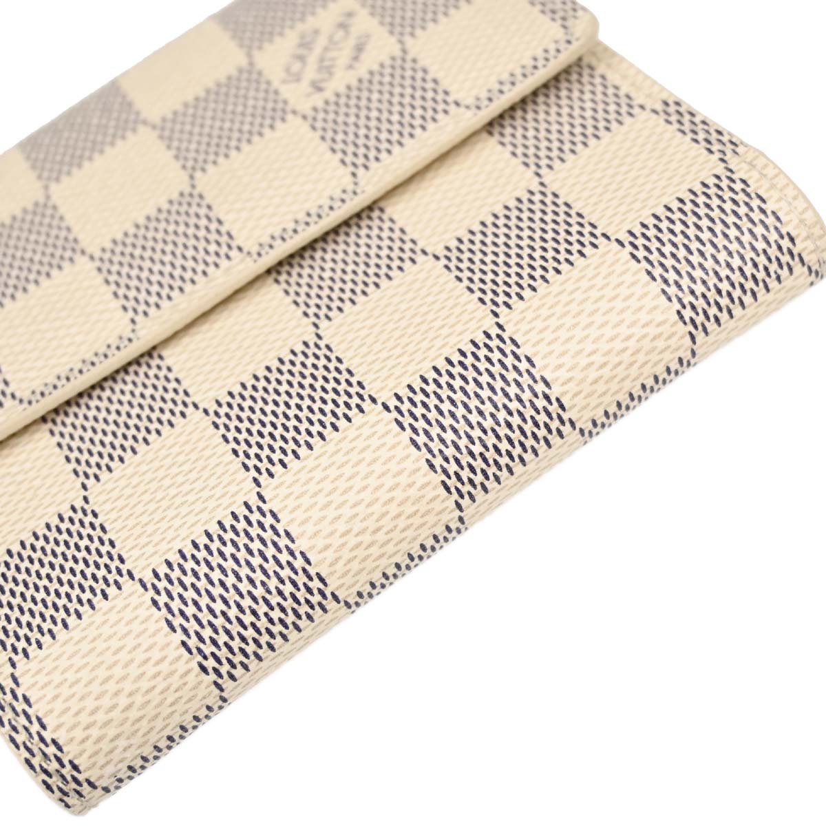 Louis Vuitton Damier Azur Portefeuille Elise Bifold Wallet N61733
