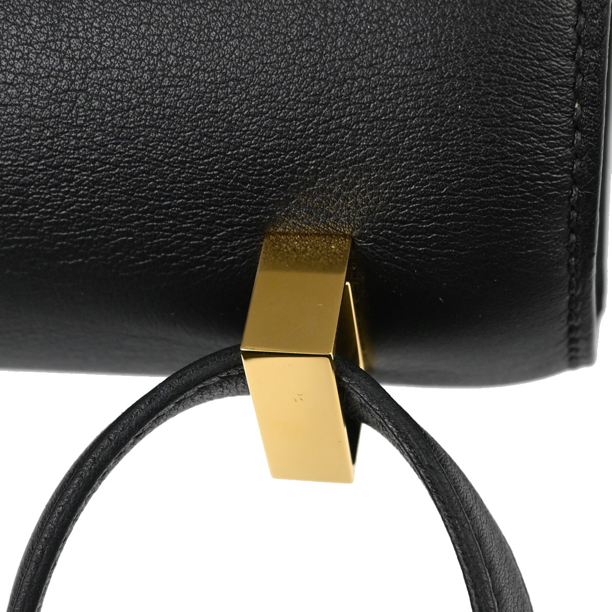 Hermes Black Evercalf Constance 24 Shoulder Bag
