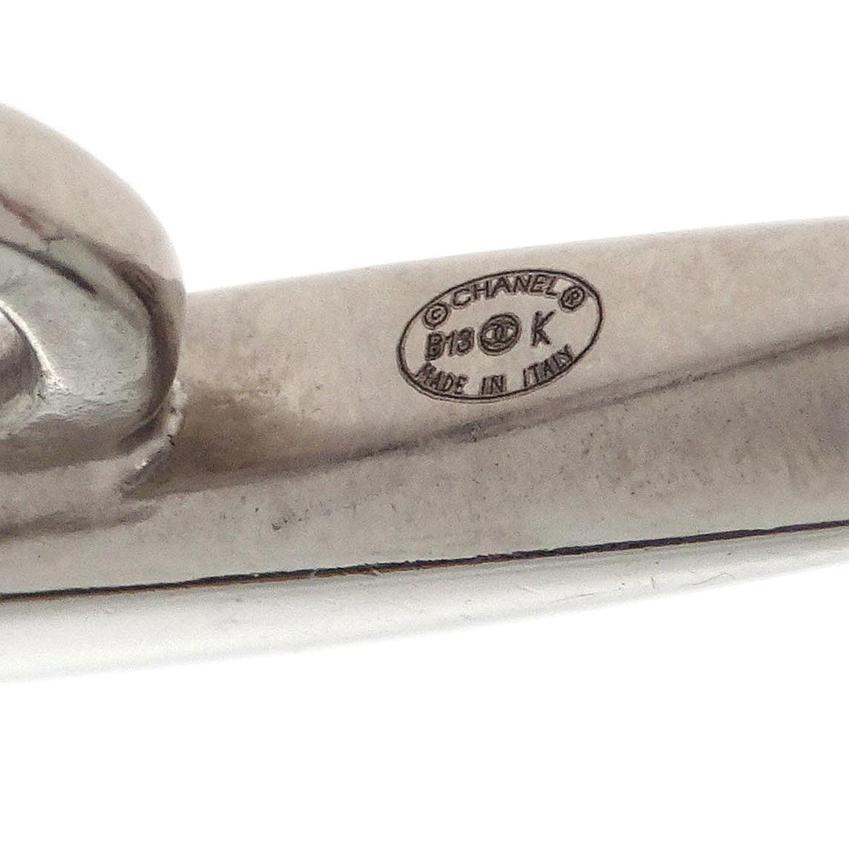 Chanel CC Silver Chain Necklace B13K