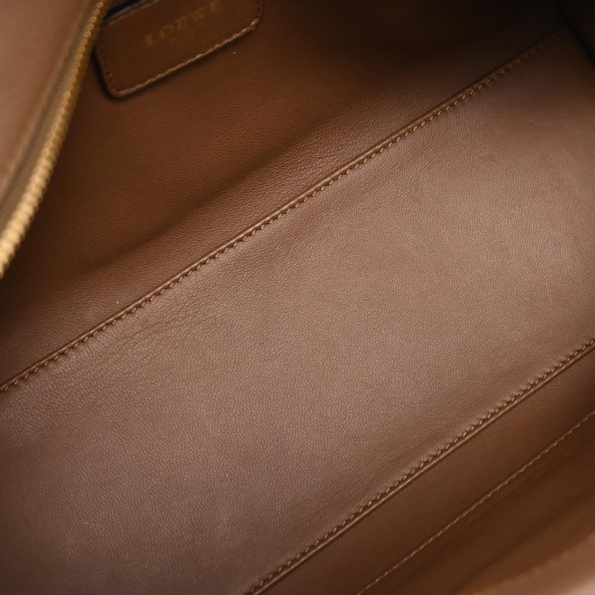 Loewe Brown Calfskin Amazona 28 Handbag