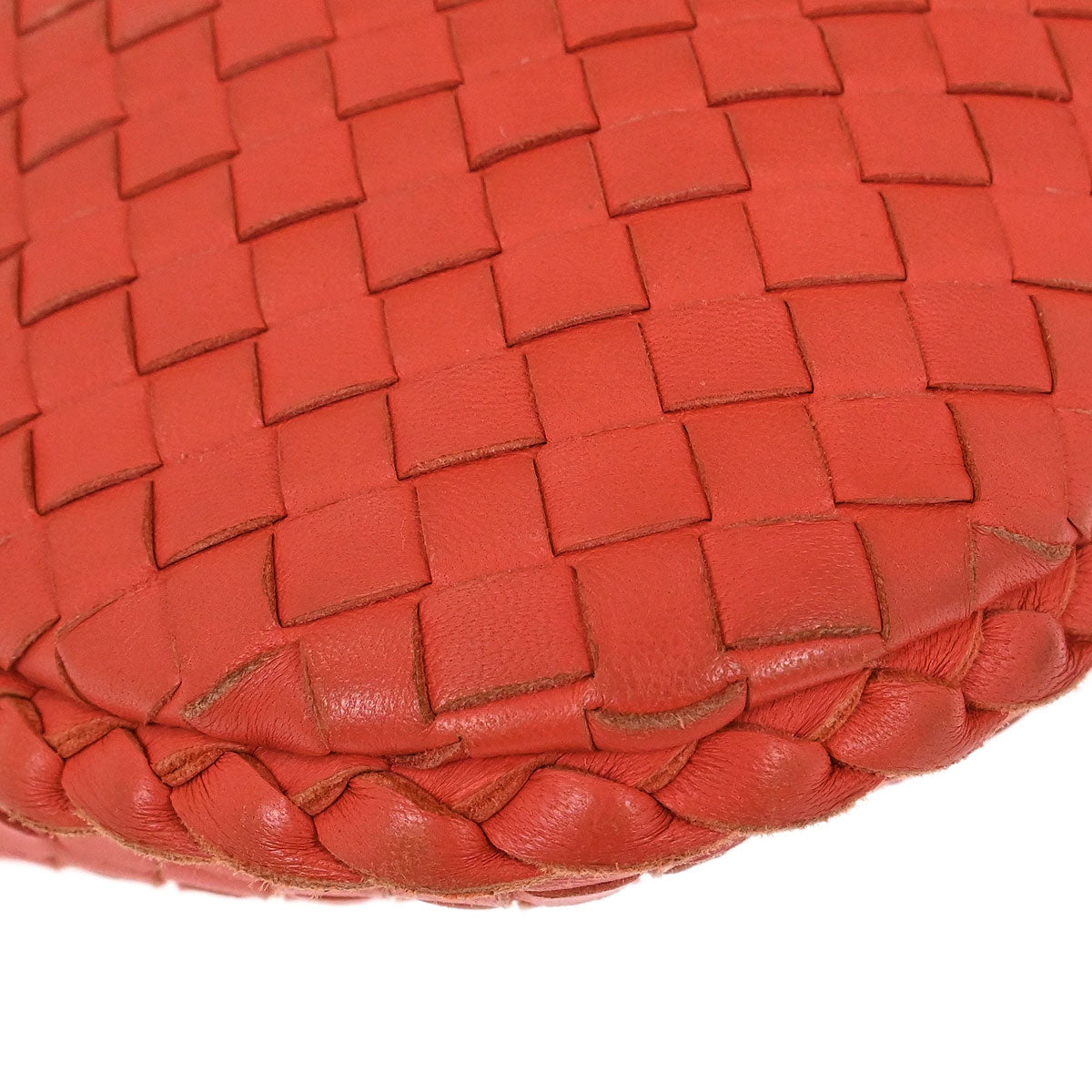 Bottega Veneta Pink Lambskin Intrecciato Hobo Handbag