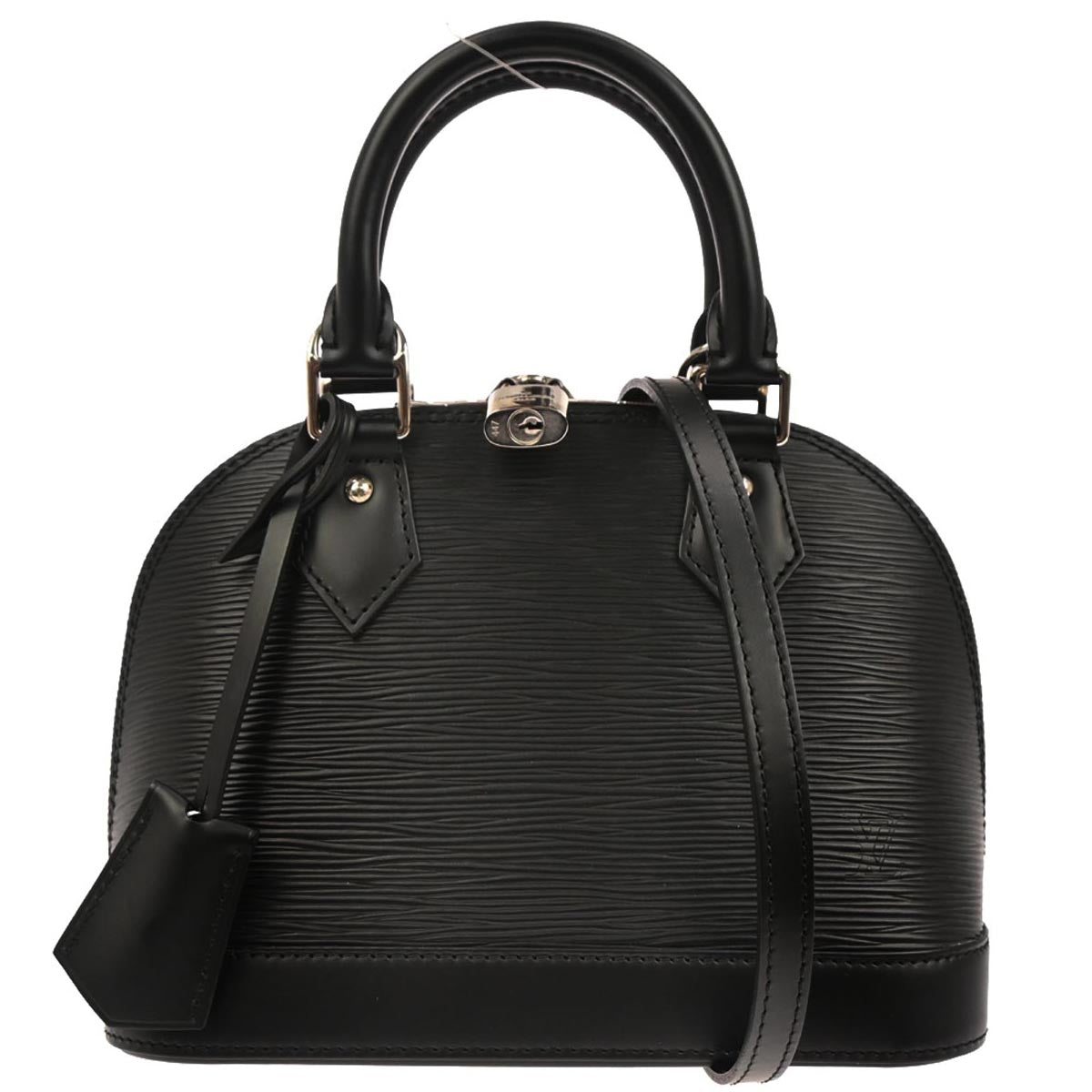 Louis Vuitton Black Epi Alma BB 2way Shoulder Handbag M40862