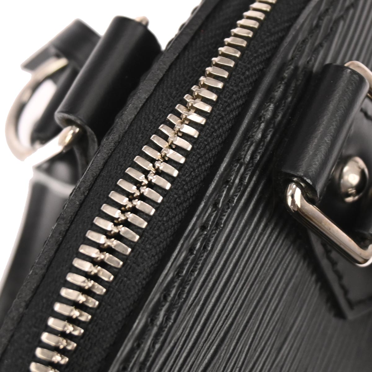 Louis Vuitton Black Epi Alma BB 2way Shoulder Handbag M40862