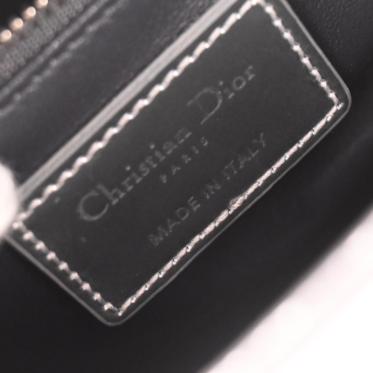 Christian Dior Silver Small Lady Dior Cannage 2way Shoulder Handbag