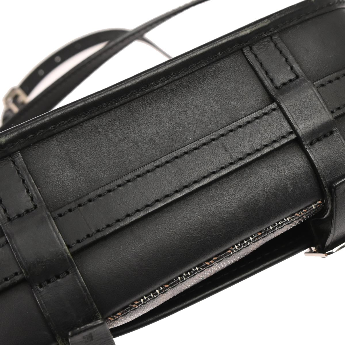 Goyard Black Belvedere PM Shoulder Bag