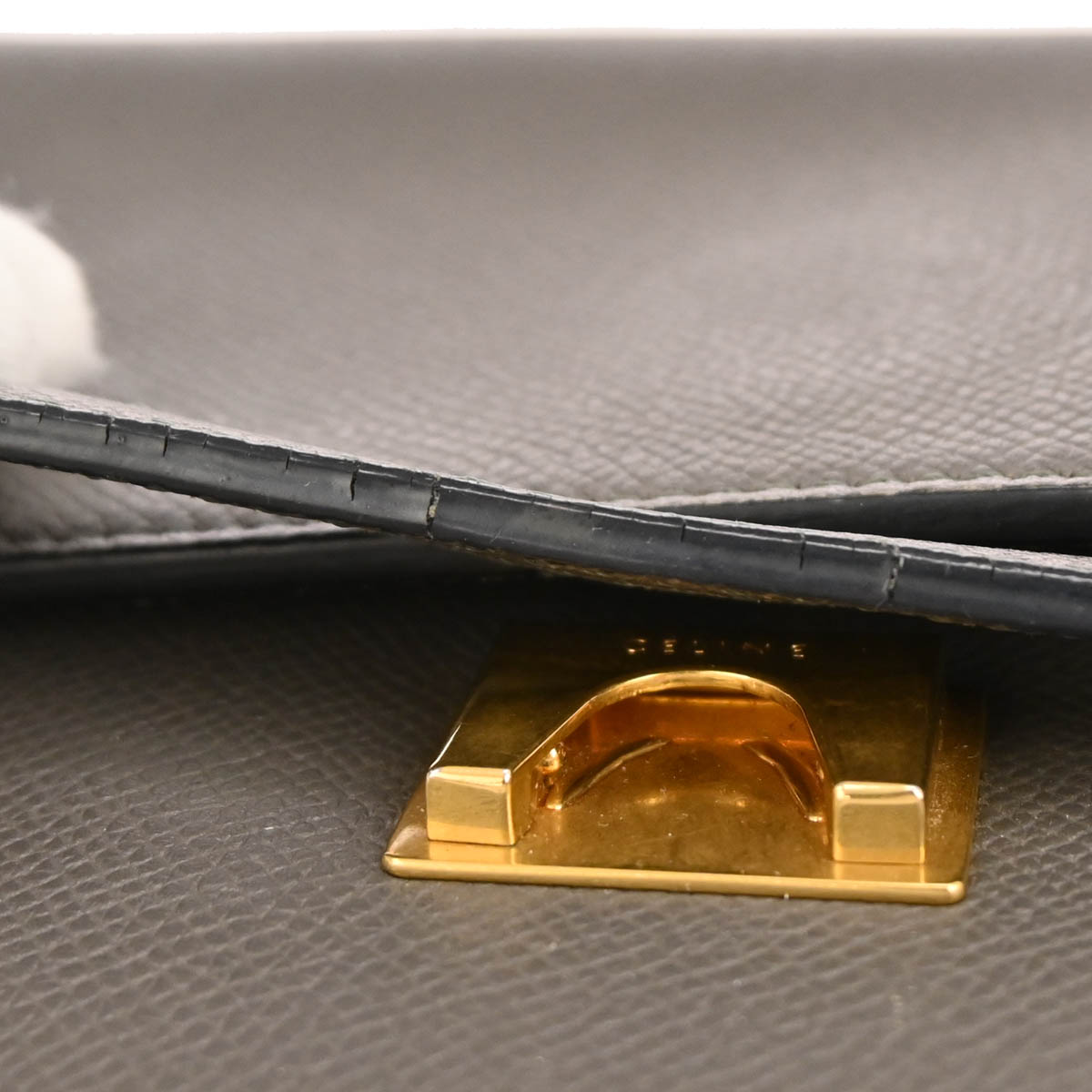 Celine Gray Belt Bag 2way Shoulder Handbag