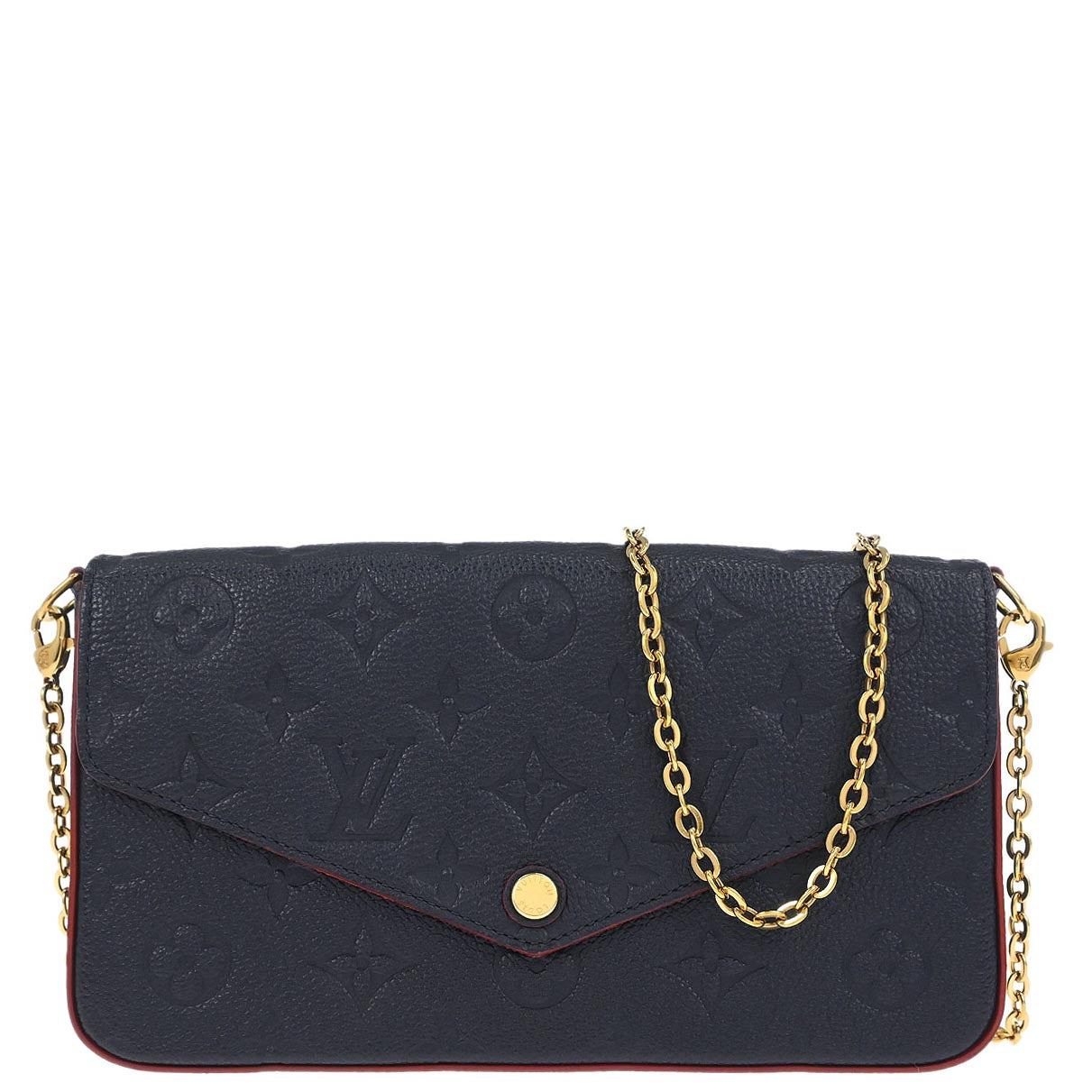 Louis Vuitton Navy Monogram Pochette Felicie Shoulder Bag M64099