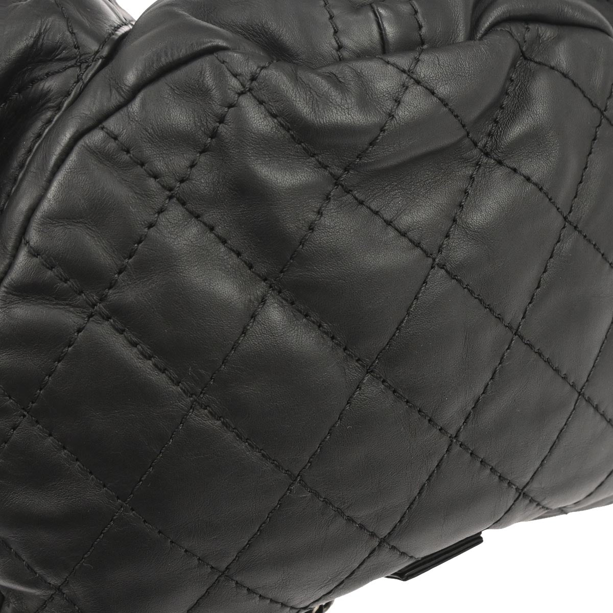 Chanel Black Calfsikin 2way Backpack