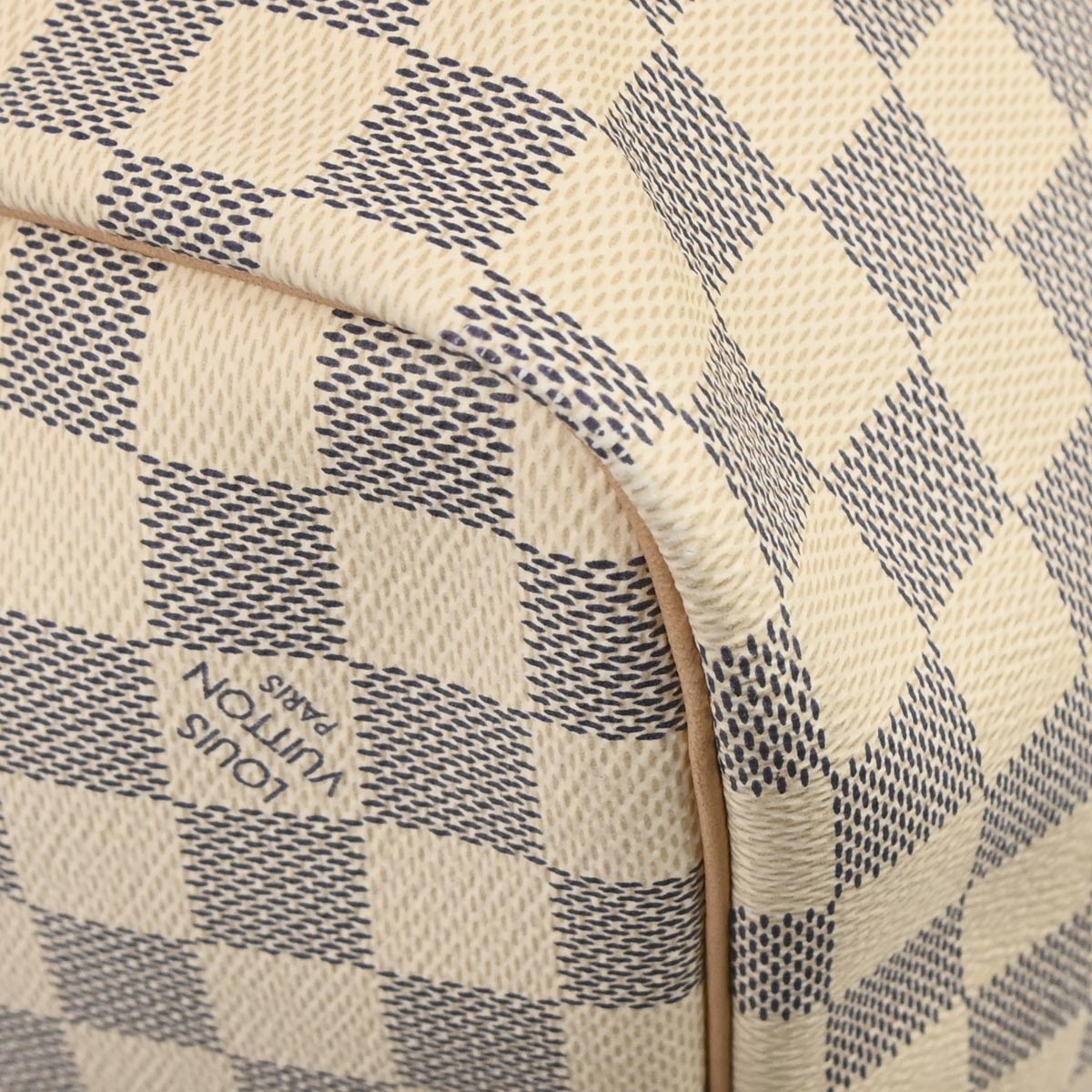 Louis Vuitton Damier Azur Keepall Bandouliere 55 Duffle Bag N41429
