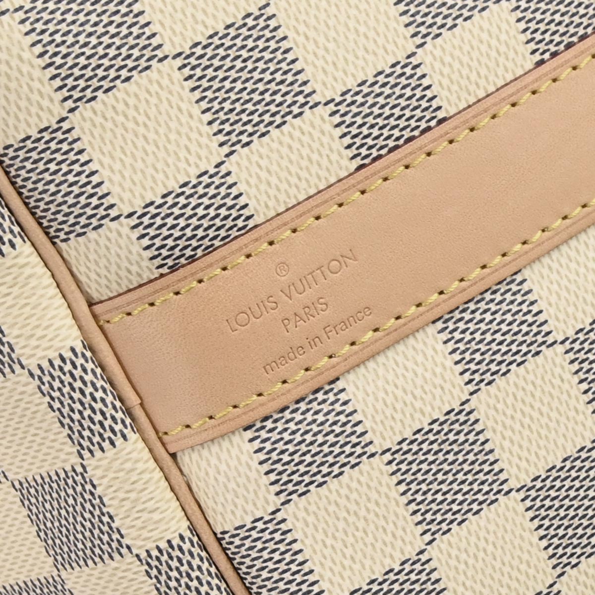 Louis Vuitton Damier Azur Keepall Bandouliere 55 Duffle Bag N41429