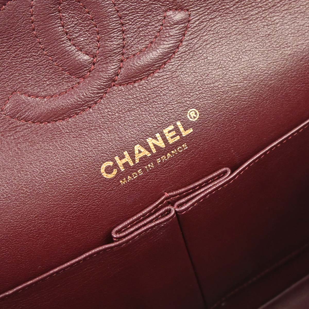 Chanel Black Lambskin Medium Classic Double Flap Shoulder Bag