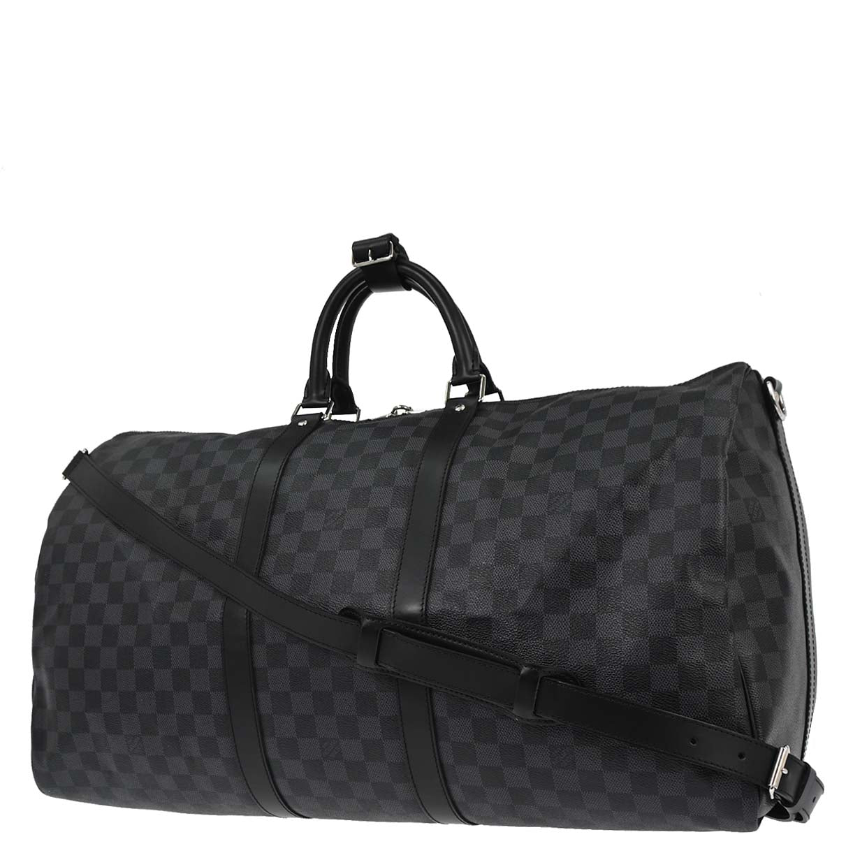Louis Vuitton Damier Keepall Bandouliere 55 Shoulder Duffle Bag N41413