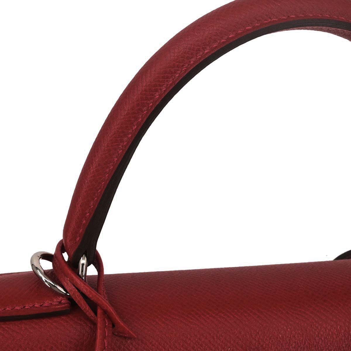 Hermes 2016 Rouge Casaque Epsom Kelly 28 Sellier 2way Shoulder Handbag