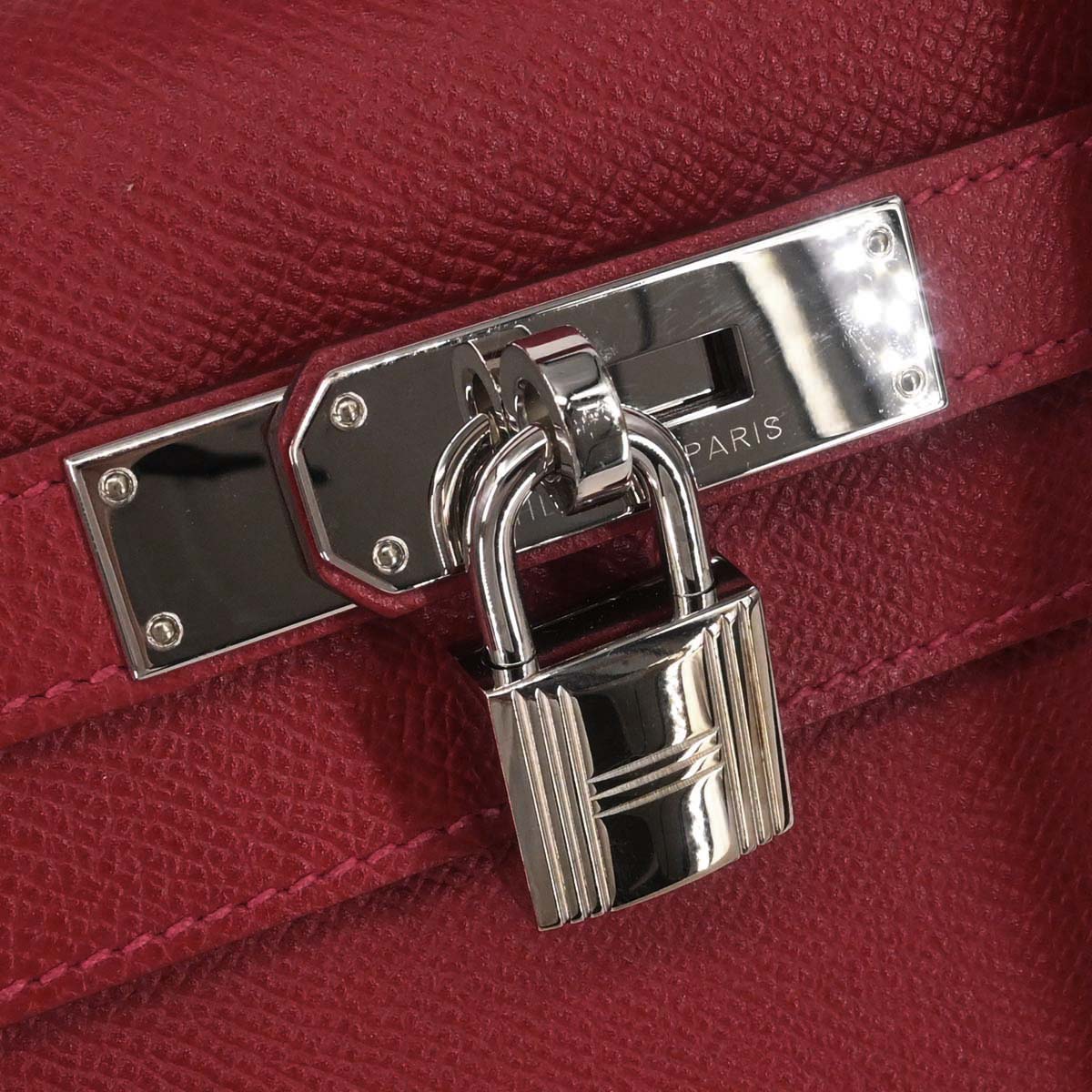 Hermes 2016 Rouge Casaque Epsom Kelly 28 Sellier 2way Shoulder Handbag