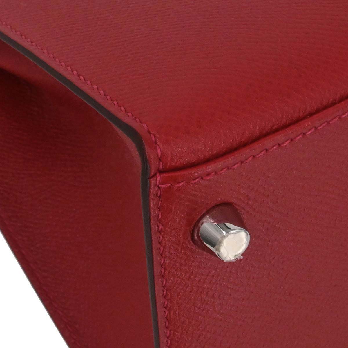 Hermes 2016 Rouge Casaque Epsom Kelly 28 Sellier 2way Shoulder Handbag