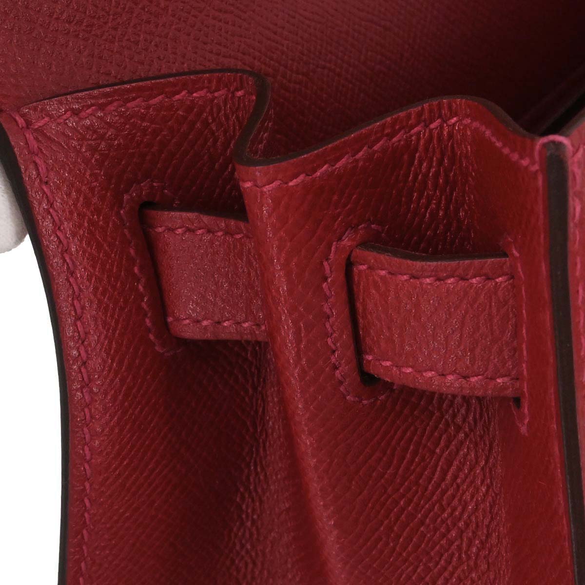 Hermes 2016 Rouge Casaque Epsom Kelly 28 Sellier 2way Shoulder Handbag