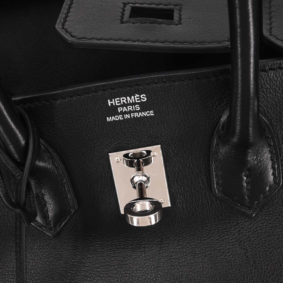 Hermes 2016 Black Swift Birkin 25 Handbag