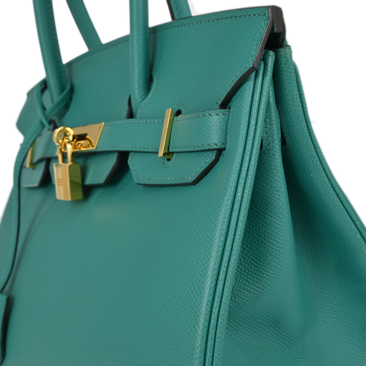 Hermes Vert Verone Epsom Birkin 30 Handbag