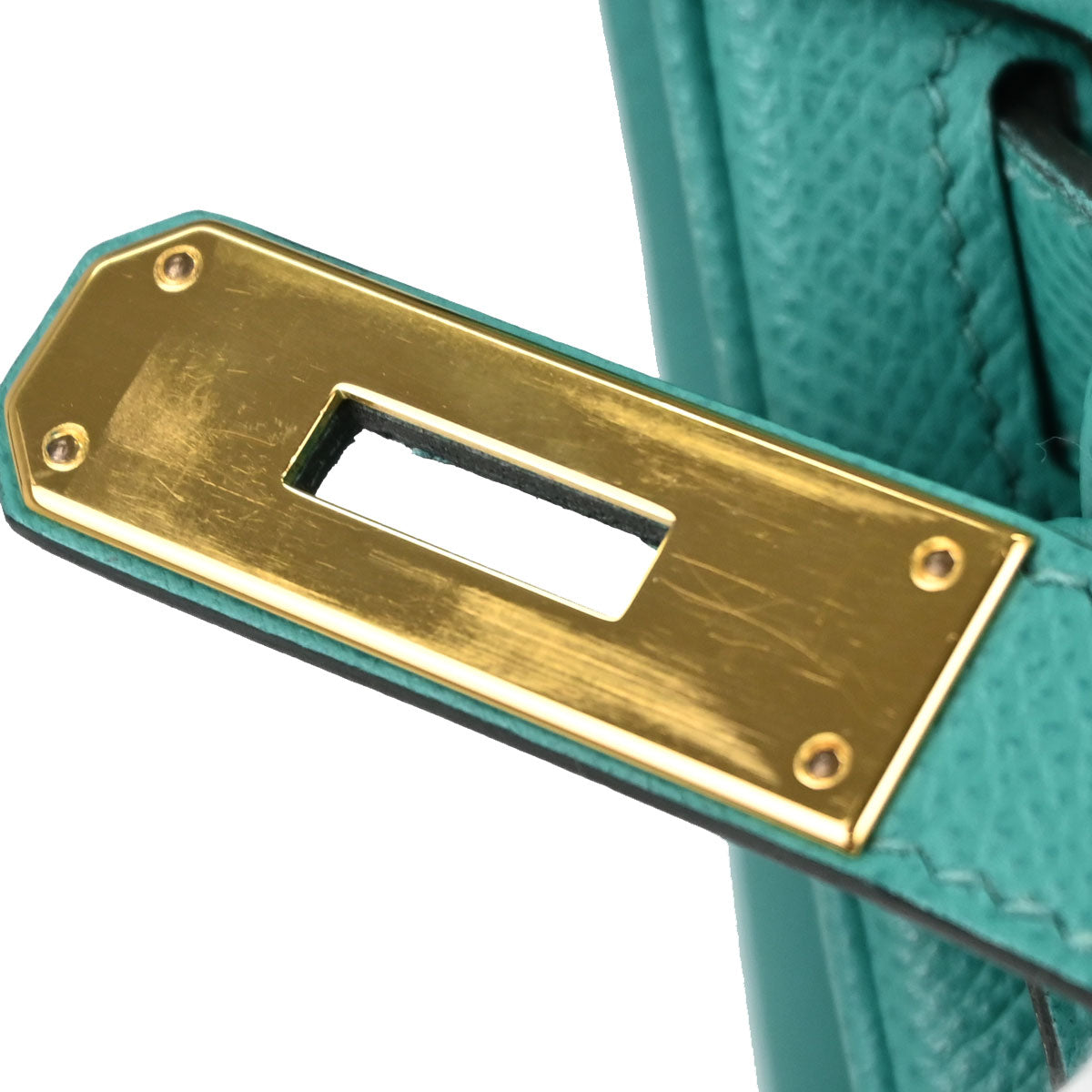 Hermes Vert Verone Epsom Birkin 30 Handbag