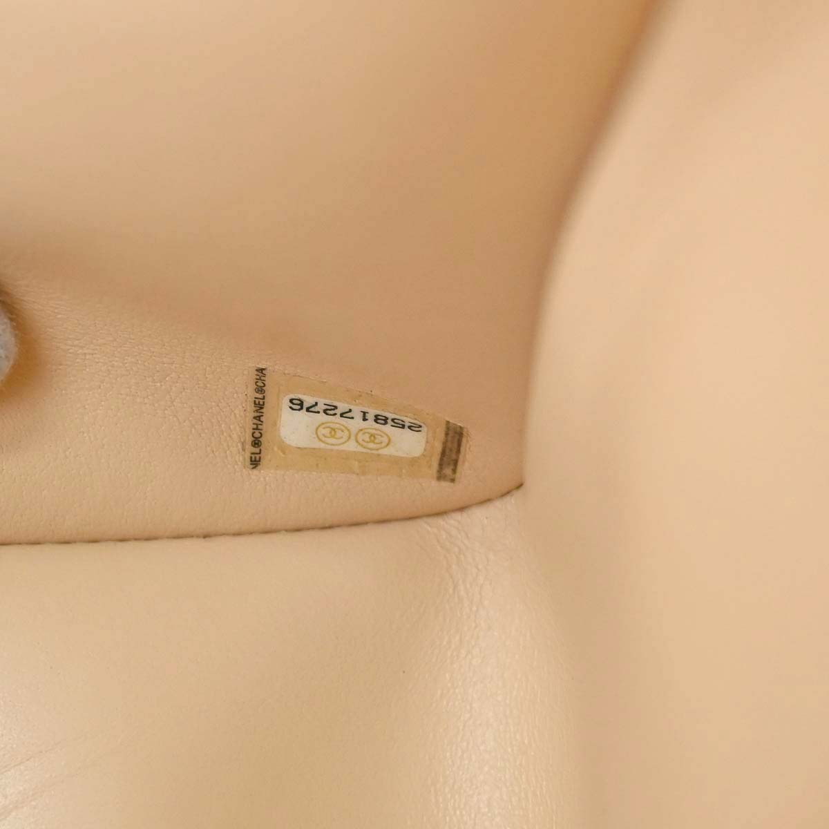 Chanel 2018 Beige Caviar Skin Jumbo Classic Double Flap Shoulder Bag