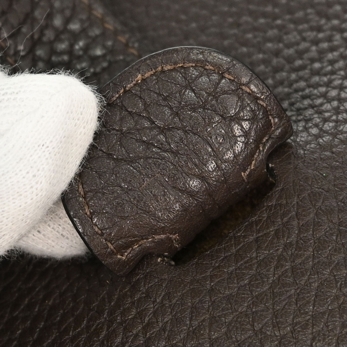 Hermes Ebene Taurillon Clemence Evelyne 3 29 PM Shoulder Bag