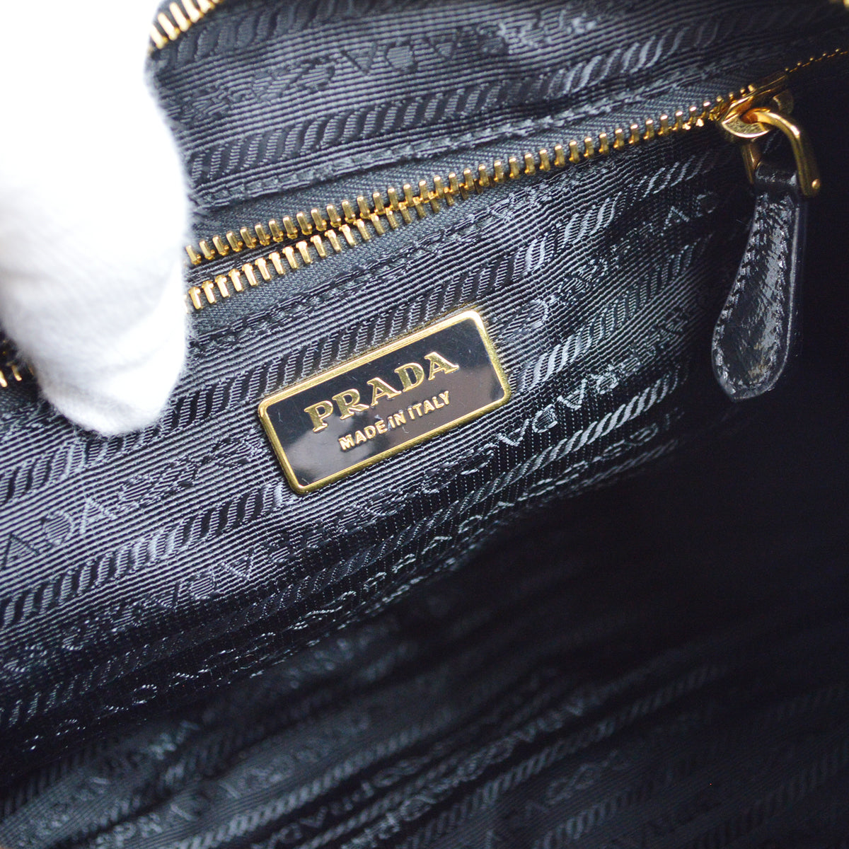 Prada Black Nylon Handbag