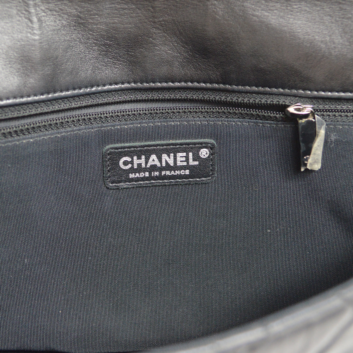 Chanel 2012-2013 Black Lambskin Hula Hoop Handbag