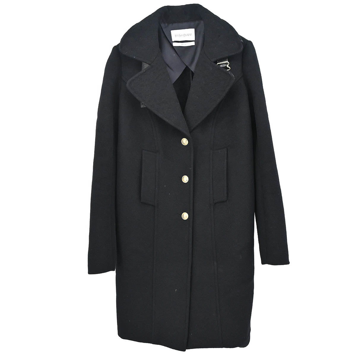 Yves Saint Laurent 2012 Coat Black #F34
