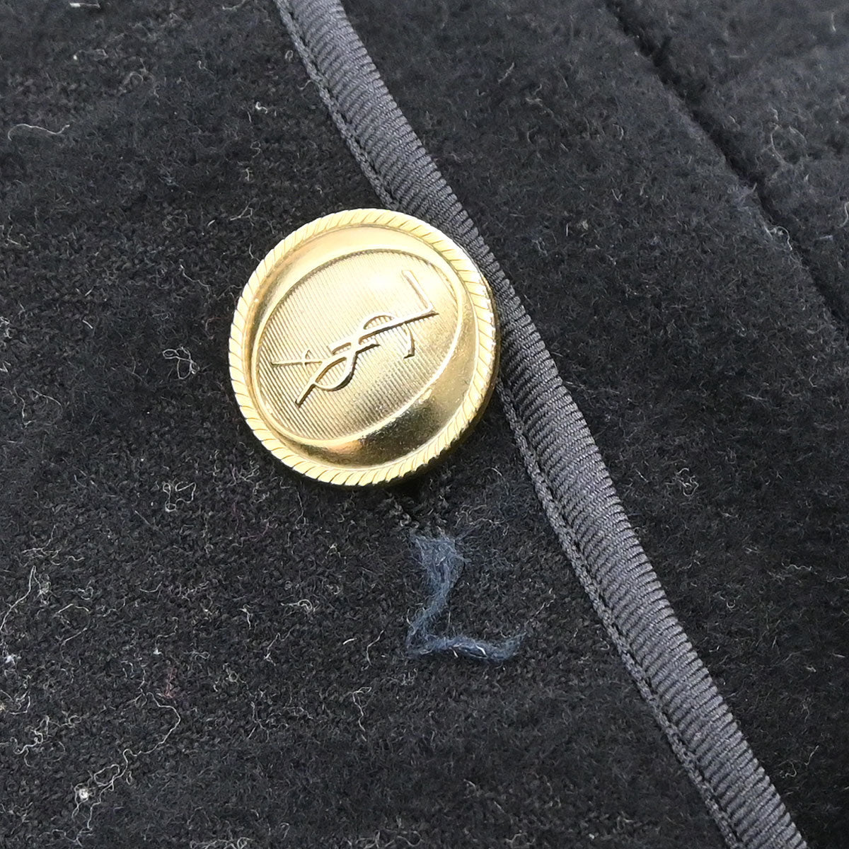 Yves Saint Laurent 2012 Coat Black #F34