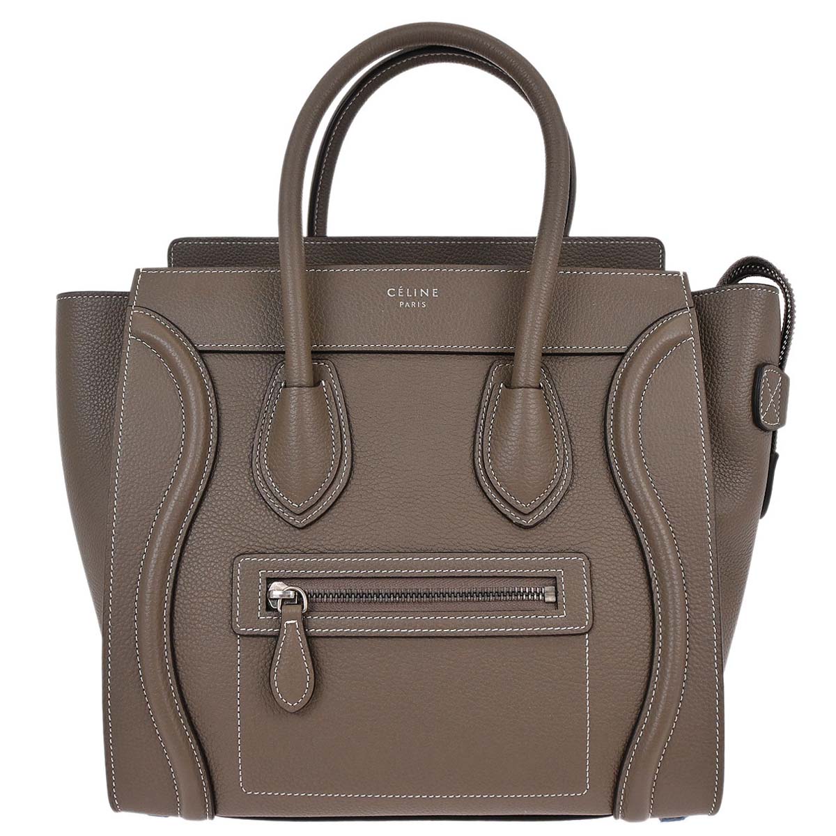 Celine Brown Luggage Micro Tote Handbag