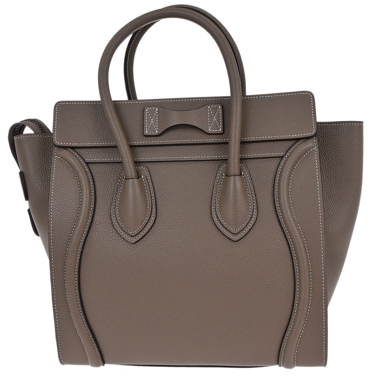 Celine Brown Luggage Micro Tote Handbag