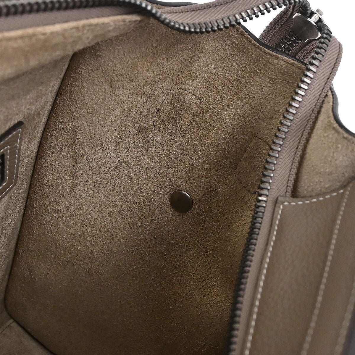 Celine Brown Luggage Micro Tote Handbag