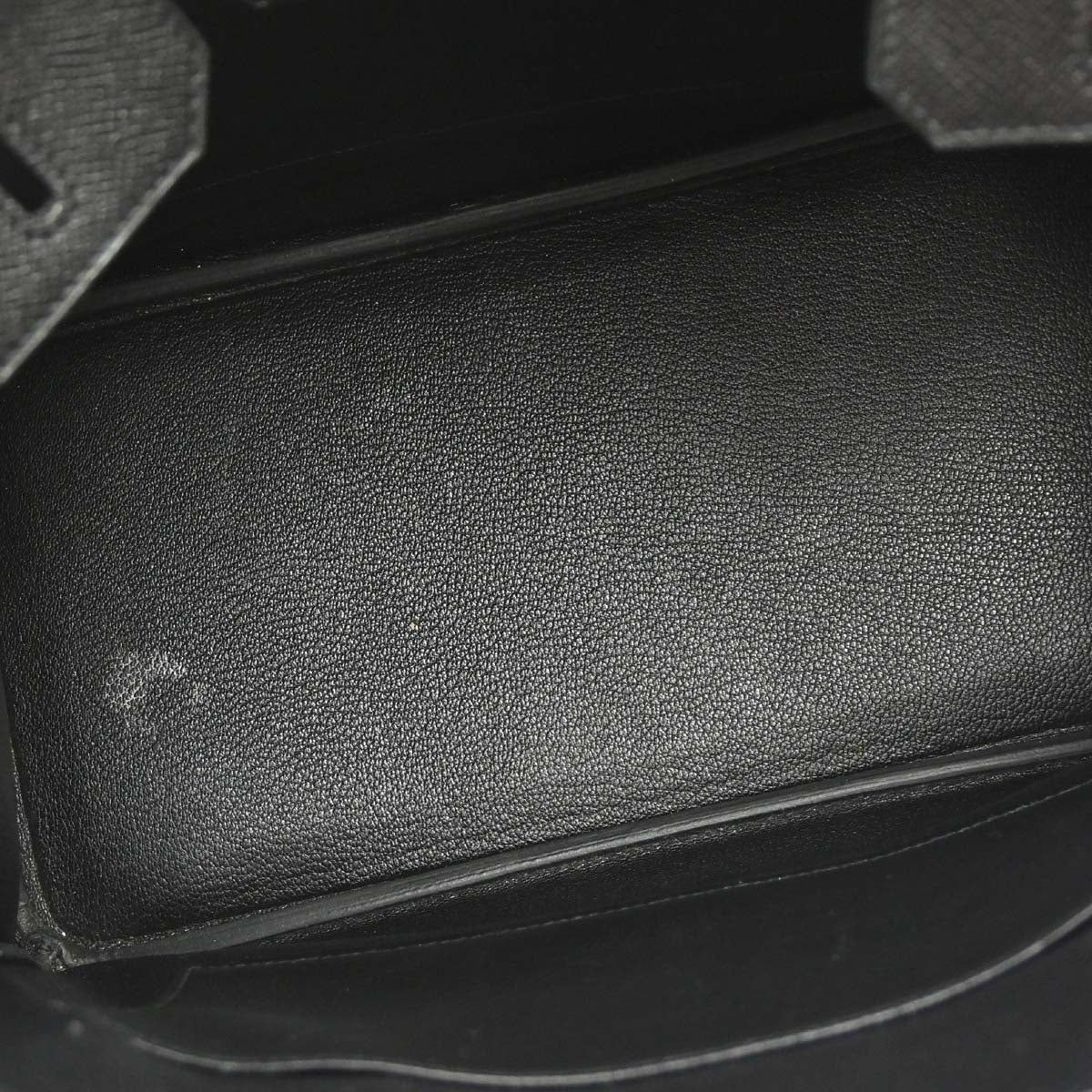 Hermes Black Epsom Birkin 30 Handbag