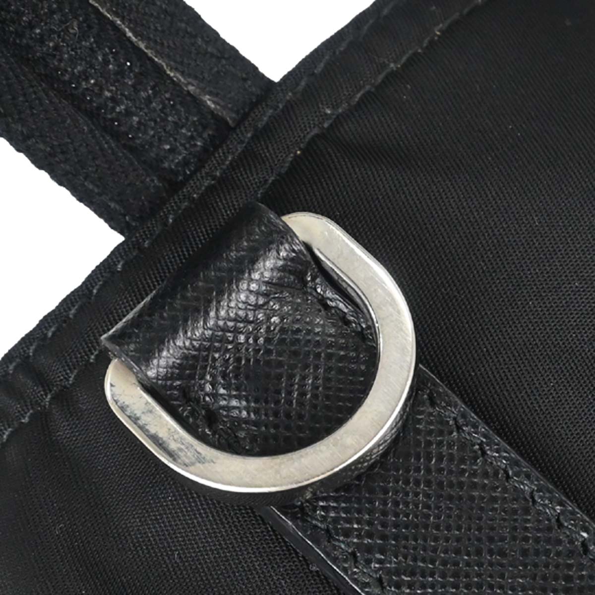 Prada Black Nylon 2way Shoulder Tote Handbag